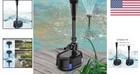 Pond Filter And Pump Kit With 400 Gph Fountain For Koi Pond And Water Garden