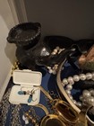 Antique Vintage Junk Drawer Jewelry Lot Estate Sale Find Lot X-73