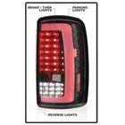 Black Housing Tail Lights Set Compatible With Tahoe And Yukon Xl 2500 1500