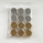 12 Pcs Mix Color Glitter Dust Powder Set For Nail Art Acrylic Tips Decoration