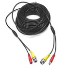 20m Cctv Camera Dvr Video Power Surveillance Bnc Rca 60ft Cable Monitor Cord Bk
