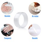 Nano Tape Double Sided Traceless Washable Adhesive Invisible Gel 1m 3m 5m