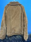 Vintage 70s Corduroy Fleece Lined  Jacket Jc Penny  Talon Zipper