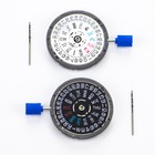 Seiko Nh36 Nh36a Automatic Watch Movement Sii Day date 3 White Black Disc Stem