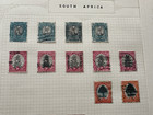 South Africa Stamp Selection On Album Pages