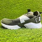 Nike Air Huarache City Low Womens Size 9 5 Green White Running Shoes Sneakers