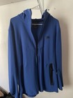 Nike Blue Full Zip Hooded Long Sleeve Hoodie Men s Xl Jersey Cotton