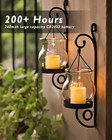 24pack Flickering Flameless Votive Candles 200 hour Electric Fake Candles batter