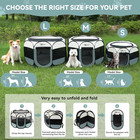 Dog Cat Playpen  Puppy Pet Playpen Indoor For Small Dog Crate Tent Cage Outdoor 