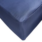 Navy Blue Mattress Full Size 8 Inch Tufted Futon Sleeper Bed Top Home Furniture