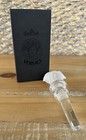 Nib Versace Rosenthal Frosted Clear Crystal Medusa Wine Bottle Decanter Stopper