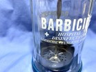 Vintage King Research Barbicide Plus Hospital Barber Disinfectant Jar   Strainer