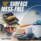 12 X 10 Ft 6 Pack Extra Large Painter s Drop Cloth - Durable Dust Cover - Clear