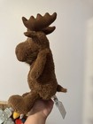 Jellycat Maple Moose Dark Brown Plush Retired Stuffed Animal Toy 