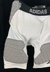 New Adidas Soft 5-pad Football Girdle Adult Mens Shorts White Ip9106