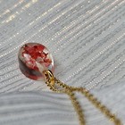 Resin Jewelry With Real Pressed Flower 