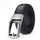 28   -50    Men s Leather Ratchet Dress Belts Automatic Buckle Click Sliding Belt Us