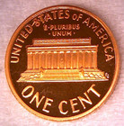 1988 S Proof Lincoln Memorial Cent Penny
