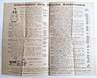 Le Mans Commercial Credit Sheet Of Puest - Liquidation American Stocks