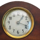 Vintage Small Wooden Waterbury Clock Co Made In Usa As Is Not Working