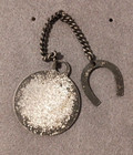 Bpoe Elks Fraternal Pendant Fob Medal Enameled Silver Unmarked