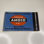 1936 Amoco American Oil Stamp Album Presidents Gas Company Complete Vintage