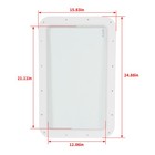 White 15 x24  Window Entrance Entry Door Tempered Glass For Camper Trailer Rv
