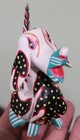 Vintage Oaxaca Mexico Folk Art Wood Carving Dog By Pedro Fabian 3 3 4 