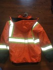 New Hi Vis Insulated Safety Bomber Reflective Jacket Coat High Visibility Orange