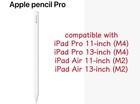 Apple Pencil Pro  model A2538   Mx2d3ch a  White Smart Stylus