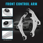 2pc Front Suspension Kit Lower Control Arm With Ball Joint Compatible With Ni   