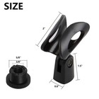 4pcs Adjustable Universal Microphone Mount Clip Clamp Holder For All Mic Stand