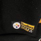 Nfl Team Apparel Pittsburgh Steelers Hoodie Medium Black