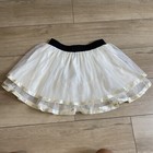 Wet Seal Mini Tutu Skirt Womens Size Small Juniors White Short Elastic Waist