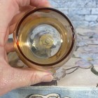 Vintage 1970s Amber Fade Glasscapes Cordial Glass Mid Century