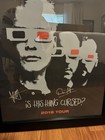 Alkaline Trio Is This Thing Cursed 2018 Tour Signed 18x24 Poster Skiba Andriano