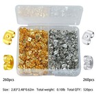 520pcs Ear Nuts Earring Backs Ear Clasp Stopper Butterfly Clutches For Jewelry