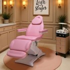 Aglaia Esthetician Bed Facial Chair Electric Spa Chair Lash Bed Pink Adjustable