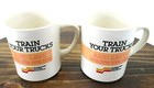 Vintage Train Coffee Mugs Seaboard System Railroad Coffee Mugs Train Your Trucks