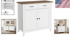 Kitchen Storage Cabinet Buffet Sideboard With Drawers Doors For Dining Room