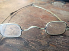 Antique Eyeglasses Early 1800s Brass Temple Slides