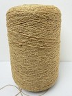 Gold 100  Rayon Yarn Skinny Majesty Crochet Knitting Macnine Weaving 1 8 Lb