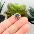 Antique Silver Open Flower Spacer Beads  10x10mm - Us Seller