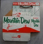 Vintage 1960s Mountain Dew Cardboard Carrier Carton Willy Hillbilly Crisp 