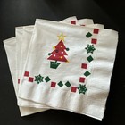 Lot Of 3 Packs Of Vintage Paper Christmas Cocktail Napkins - Target   90 Total Nos