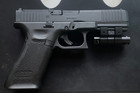 Glock 17 Gen 5 Full Blowback Airsoft Pistol W  Lancer Tactical Red Laser