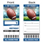 Football Invitations 20 Pack Ticket Style With Envelopes Birthday Party Cards