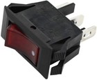 Zing Ear Ze-215  On off Lighted Rocker Switch 3 Prong 15a 125v Black - Oem