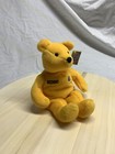 1999  salvino s B-ball Bammers   kobe Bryant  Plush Bear  9in  Yellow - New