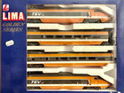   6 Car   Lima Golden Series Sncf Tgv Set   plus  2 Passenger Cars free Shipping